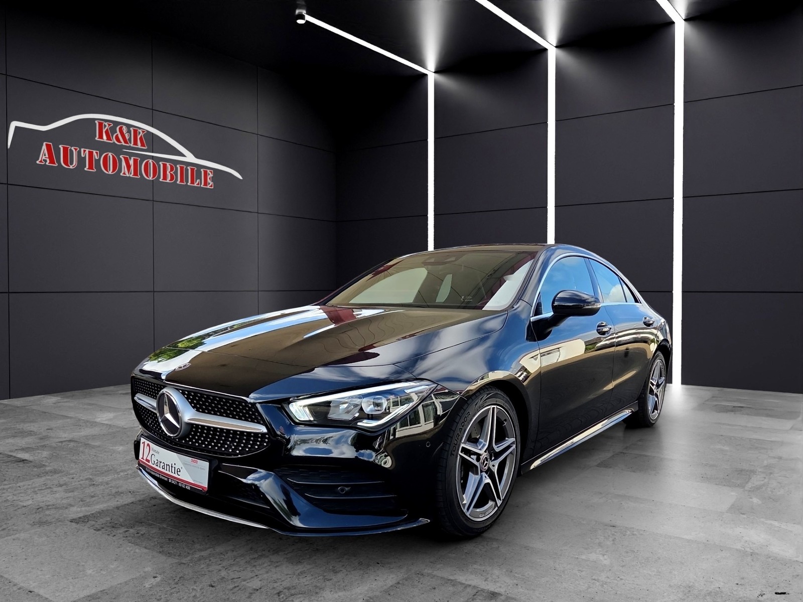 Mercedes-Benz CLA 200 AMG 7G-DCT/Ambiente/CAM/LED/18 ZOLL  (Black)