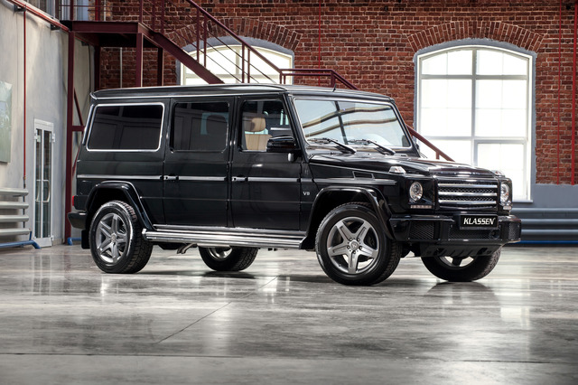 KLASSEN Mercedes-Benz G-Class VIP. G 500 Armored Vehicles - Stretched cars. MGR_1355_+580mm_EN