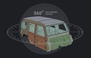 KLASSEN Mercedes-Benz G-Class VIP. G 63 AMG Armored Vehicles for Sale VR 8. MGR_1438_2