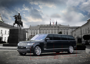 KLASSEN Land Rover Range Rover VIP. 5.0 LWB SV / STRETCHED Presidential Cars. LRR_STRETCHED_+1000