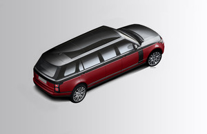 KLASSEN Land Rover Range Rover VIP. 5.0 LWB SV / STRETCHED Presidential Cars. LRR_STRETCHED_+1000