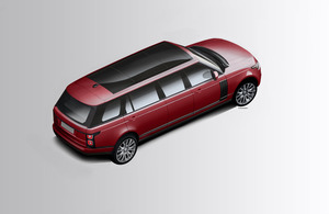 KLASSEN Land Rover Range Rover VIP. 5.0 LWB SV / STRETCHED Presidential Cars. LRR_STRETCHED_+1000