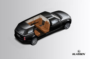 KLASSEN Land Rover Range Rover VIP. 5.0 LWB SV / STRETCHED Presidential Cars. LRR_STRETCHED_+1000