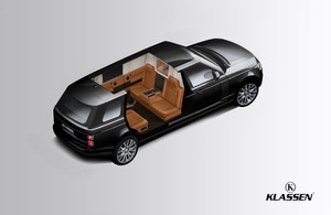 KLASSEN Land Rover Range Rover VIP. 5.0 LWB SV / STRETCHED Presidential Cars. LRR_STRETCHED_+1000