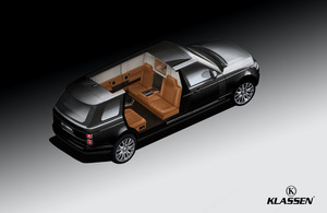 KLASSEN Land Rover Range Rover VIP. 5.0 LWB SV / STRETCHED Presidential Cars. LRR_STRETCHED_+1000
