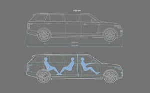 KLASSEN Land Rover Range Rover VIP. 5.0 LWB SV / STRETCHED Presidential Cars. LRR_STRETCHED_+1000
